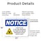 Signmission Radiation & Laser Sign, 18 in H x 24 in W, Plastic, Rectangle OS-2PACK-NS-P-1824-L-19077 - alternate 5